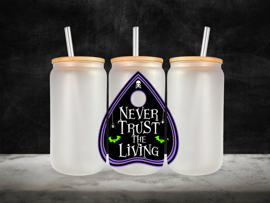 Beetlejuice Frosted Cup | Never Trust the Living Cup | Bioexorcist | Beetlejuice Beetlejuice Beetlejuice