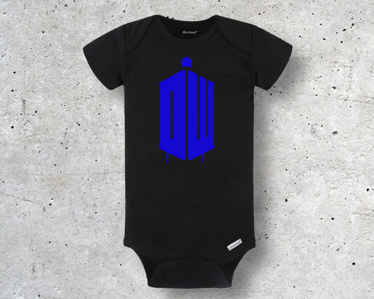 Dr. Who Onesie | TARDIS Baby Clothes | Little Timelord