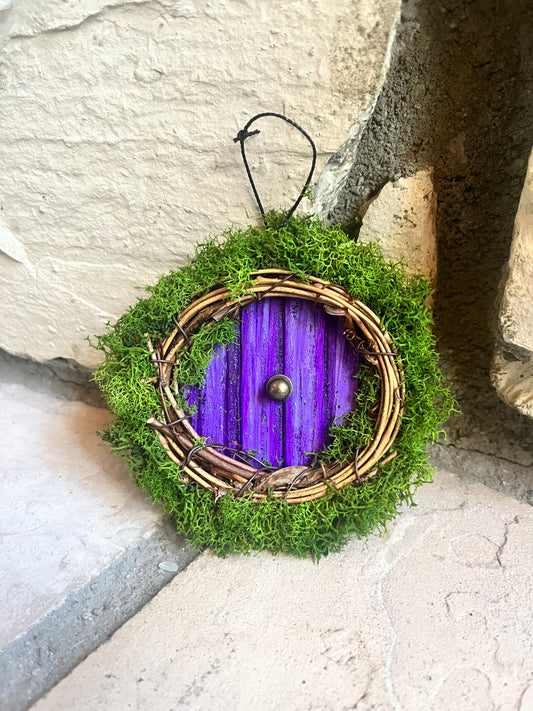 Hobbit Door Ornament | Hobbit Decor | Handmade Ornament | Lord of the Rings Gift | Hobbit Hanger | Hobbitcore | Lord of the Rings Christmas