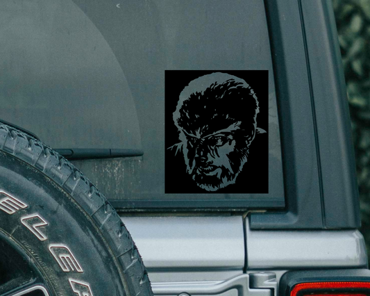 The Wolfman Decal | Universal Monsters | Classic Horror Monsters