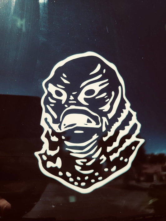 Creature Decal | Creature from the Black Lagoon | Creature Car Decal | Universal Monsters | Creature from the Black Lagoon
