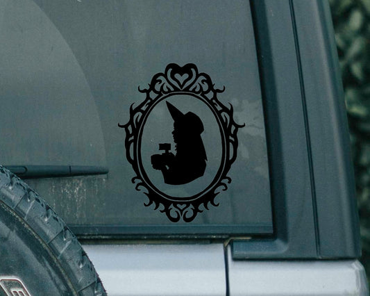 Lydia Deetz Silhouette Decal | Beetlejuice Decal | It’s Showtime | I Myself at Strange and Unusual | Gothic Decal