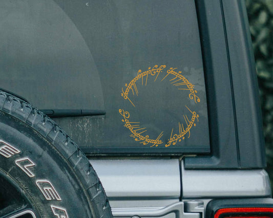 Lord of the Rings Decal | Ring of Power | Hobbit Decal | Ring of Power Decal
